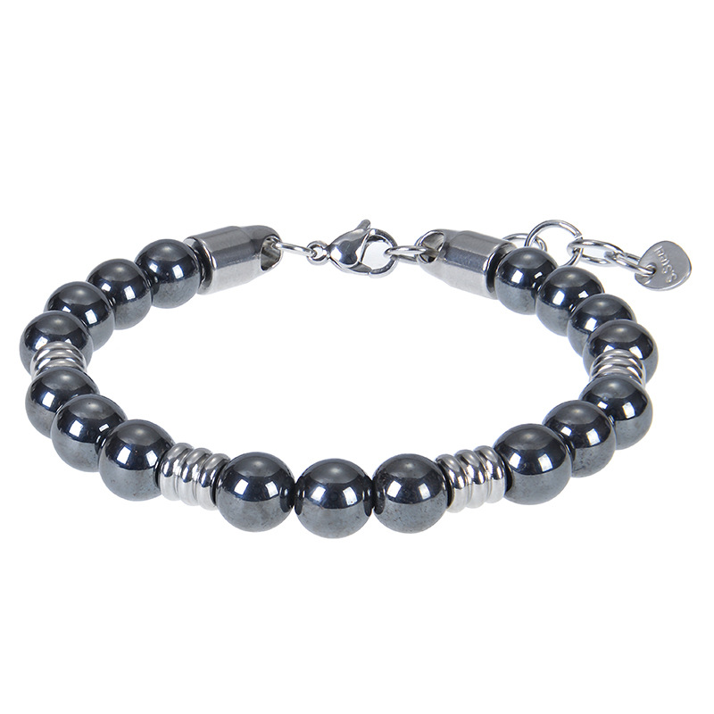 Black gallstone bracelet