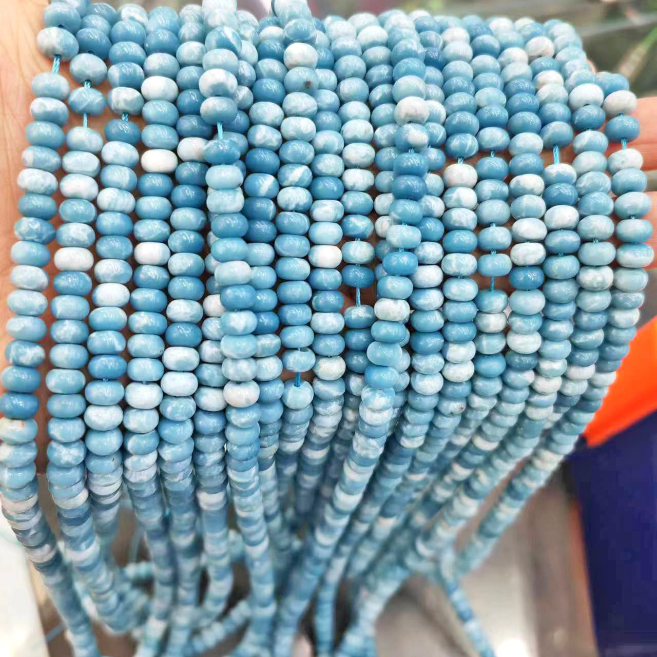 Abacus beads 4mm/strip