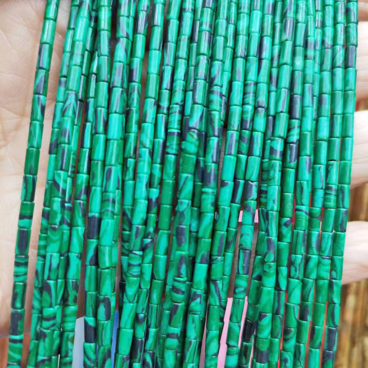 Imitation malachite