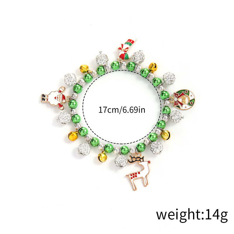 Green rhinestone pendant