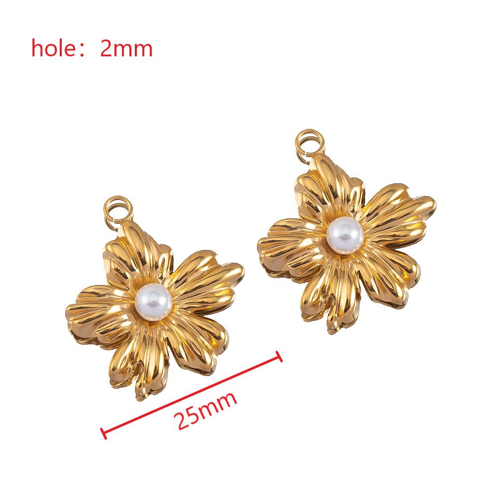 Flower shape-gold