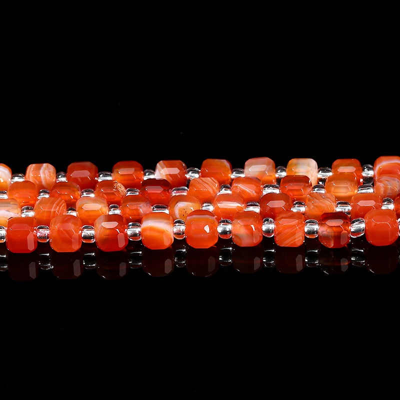 Optimized red striped agate