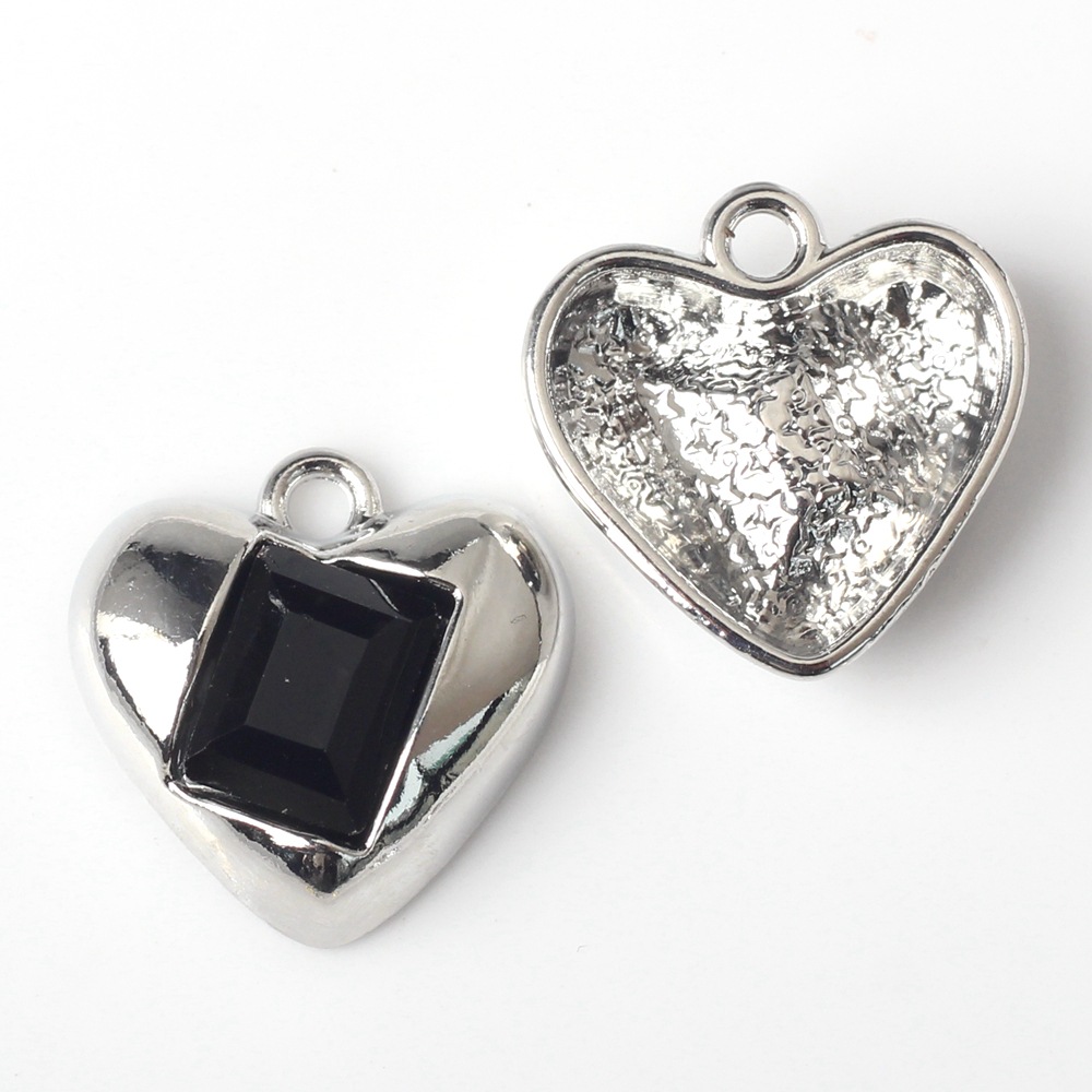 Black Diamond with silver background