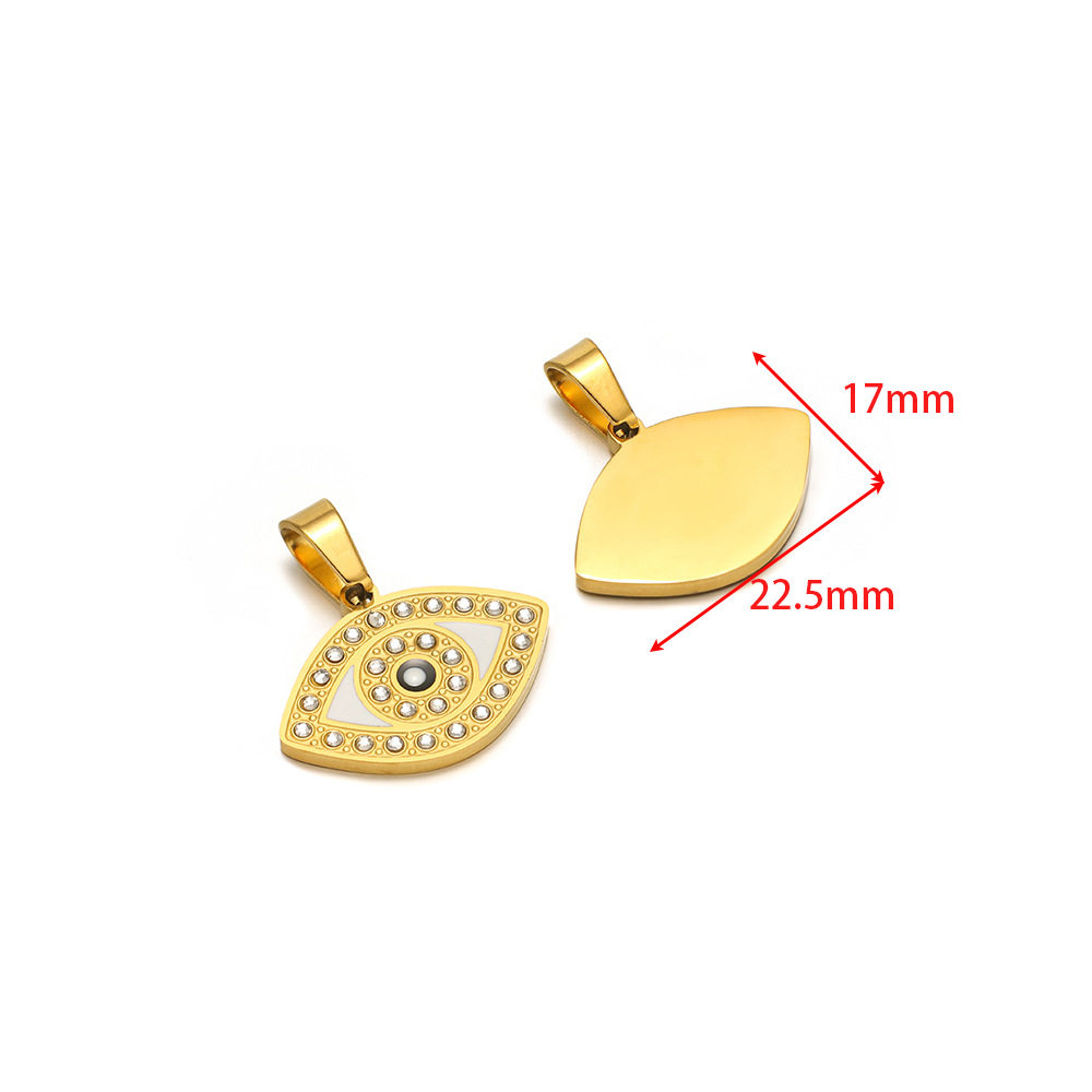 17*22.5mm golden oval eyes dripping point drill clip 5*10mm melon seed buckle