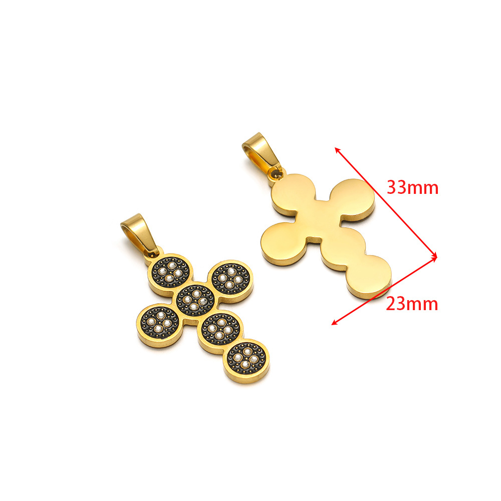 23*33mm round cake oil dotted diamond cross clip 5*10mm melon seed buckle