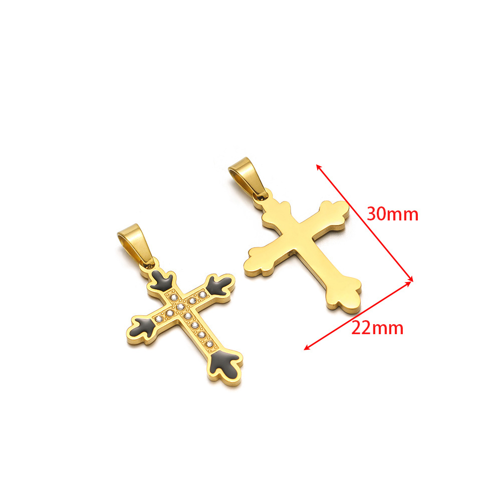 22*30mm point drill black oil dripping cross clip 5*10mm melon seed buckle