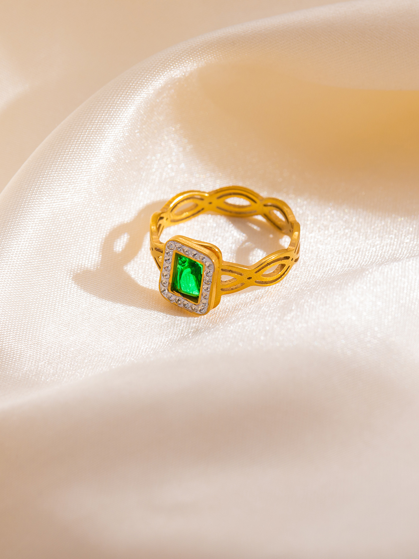 Green gemstone