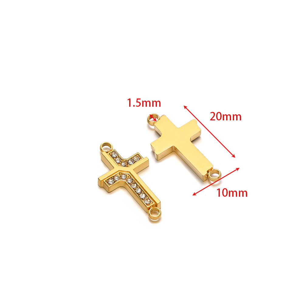 10*20mm cross point drill with 1.5mm hole in gold 2