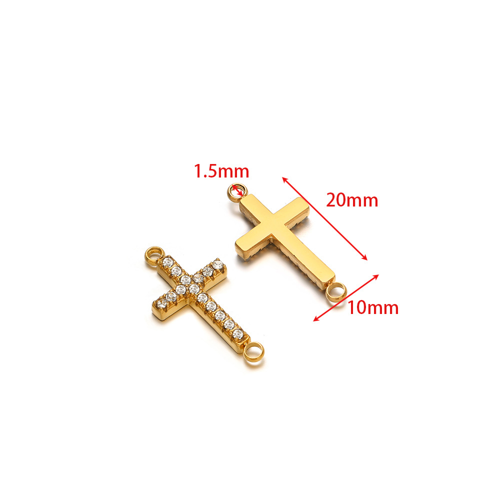 10*20mm cross point drill with 1.5mm hole in gold 3