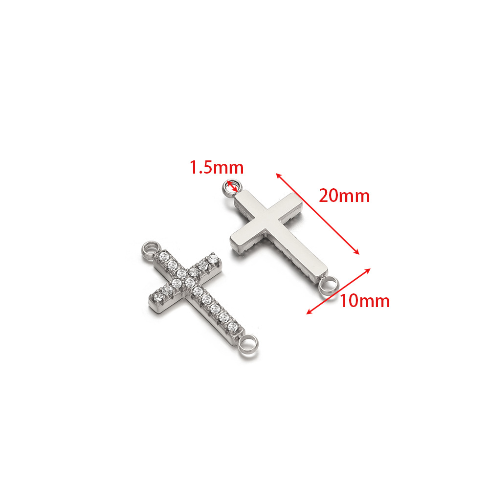 10*20mm cross point drill with 1.5mm hole inside steel color