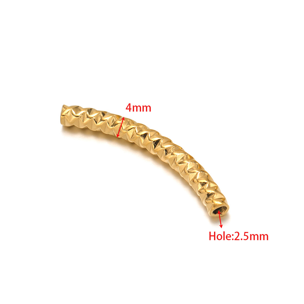 4mm golden elbow 32mm long 2.5mm hole cutting gypsophila 04