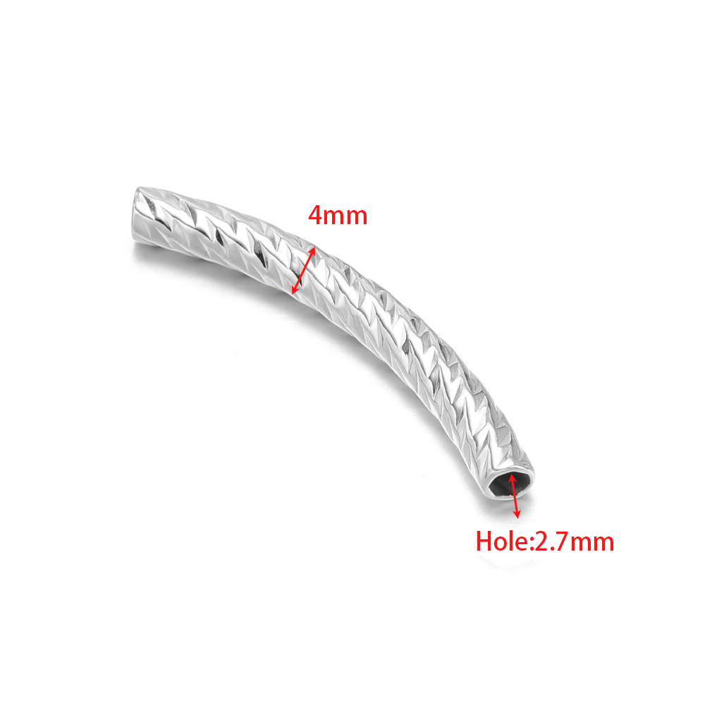 4mm steel color elbow 32mm long 2.7mm hole cutting pattern 13