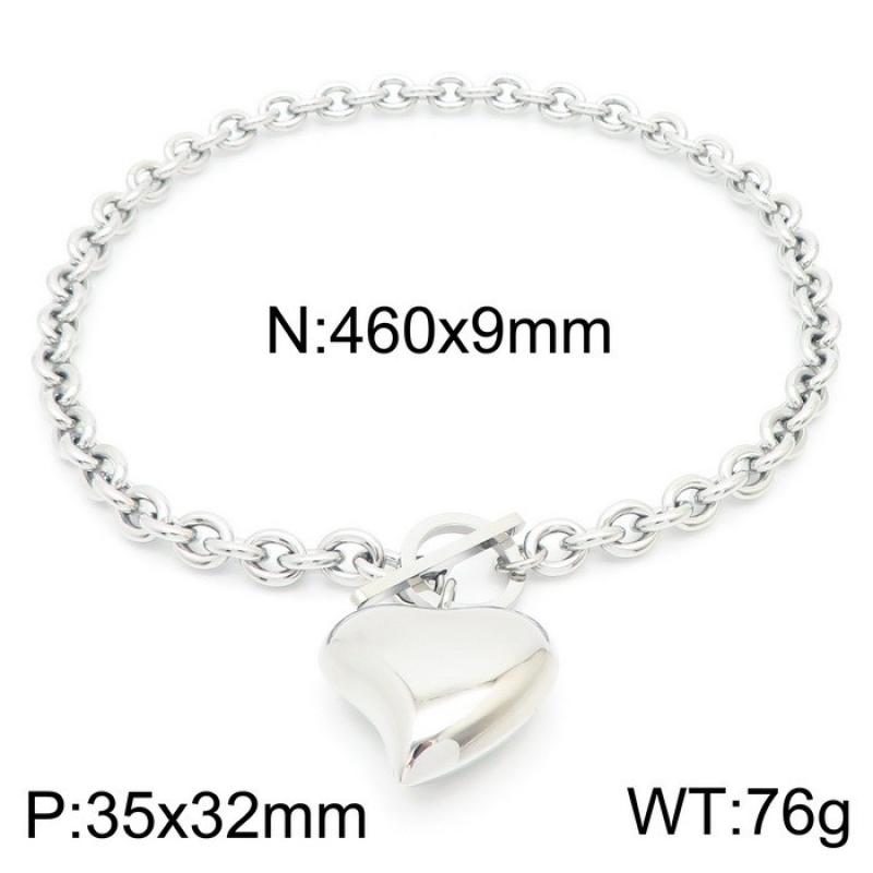 Steel Necklace KN230528-K