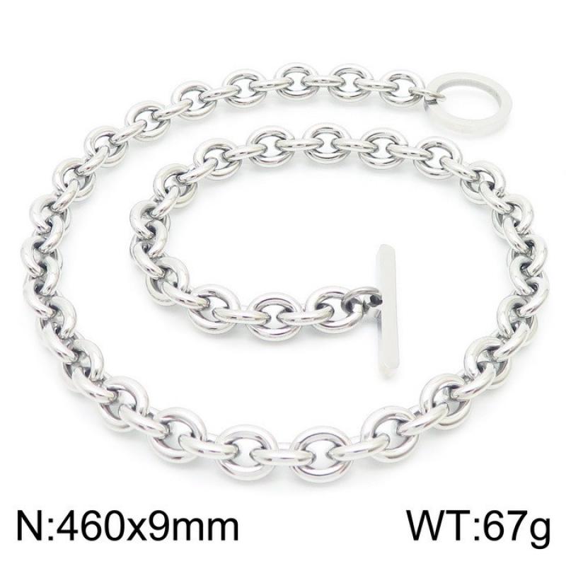 Steel OT necklace KN230526-K