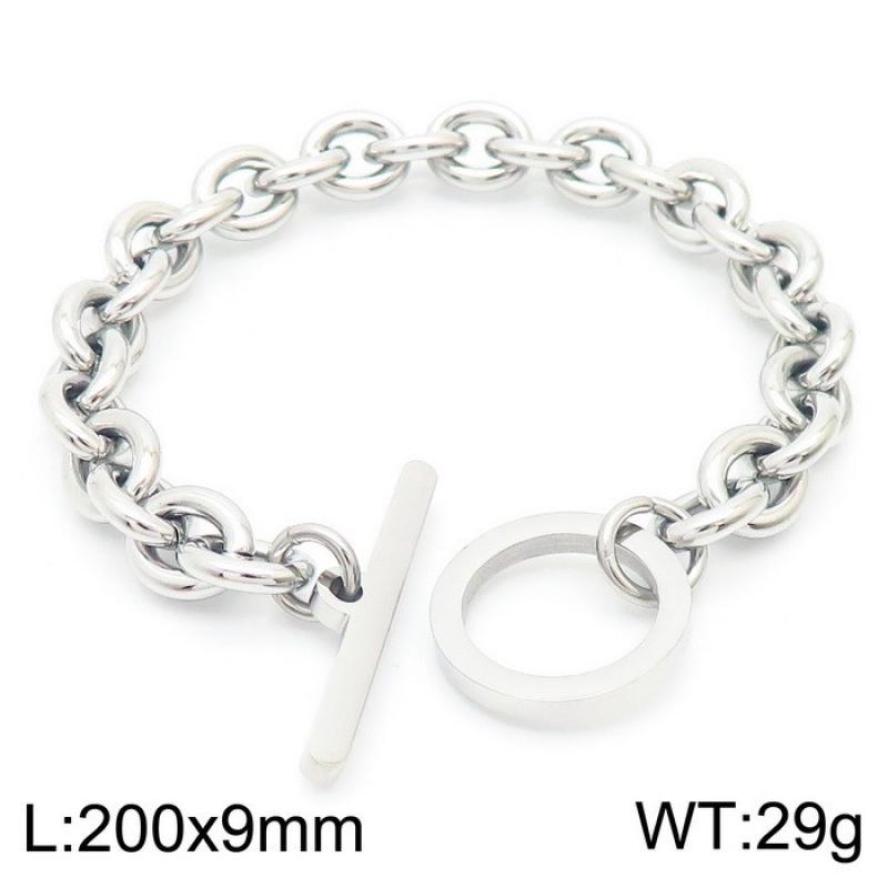 Steel color OT bracelet KB163132-K