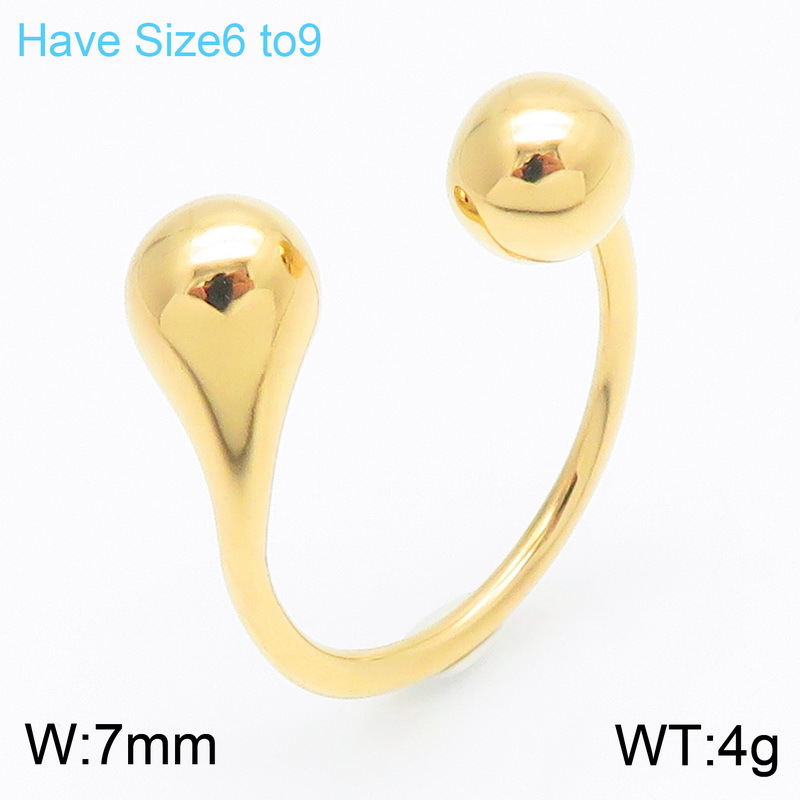 Gold ring [default size 8] kr111581-kfc