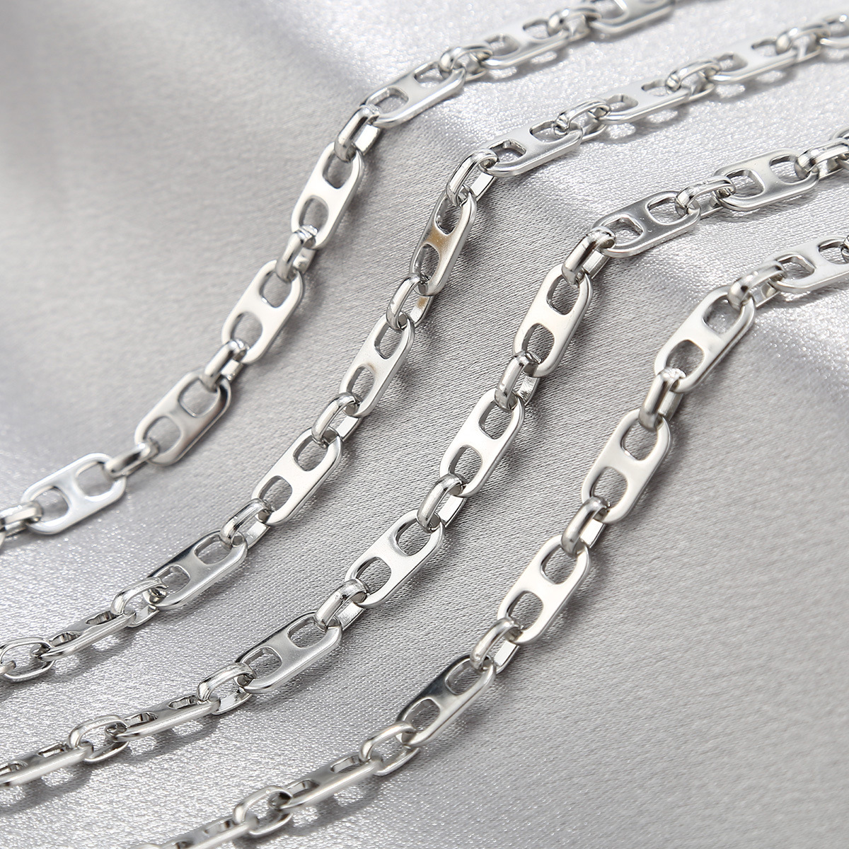 Steel color Japanese chain