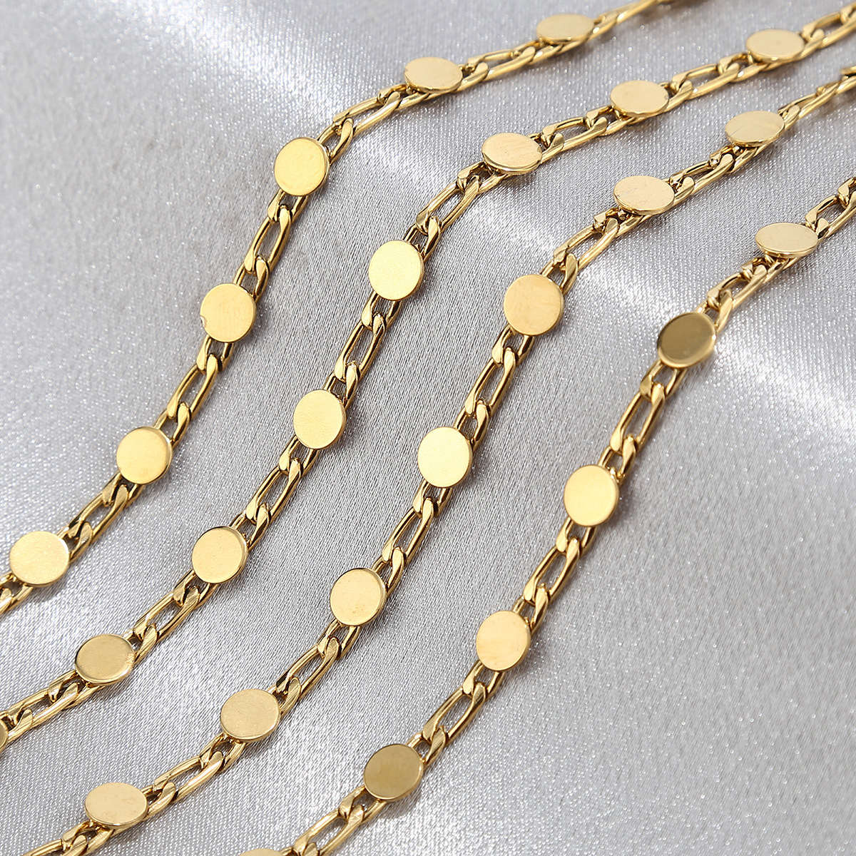 Gold NK disc chain