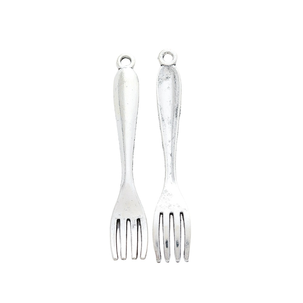 antique silver color fork