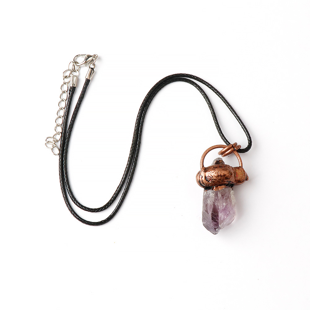 Amethyst (comes with leather rope)