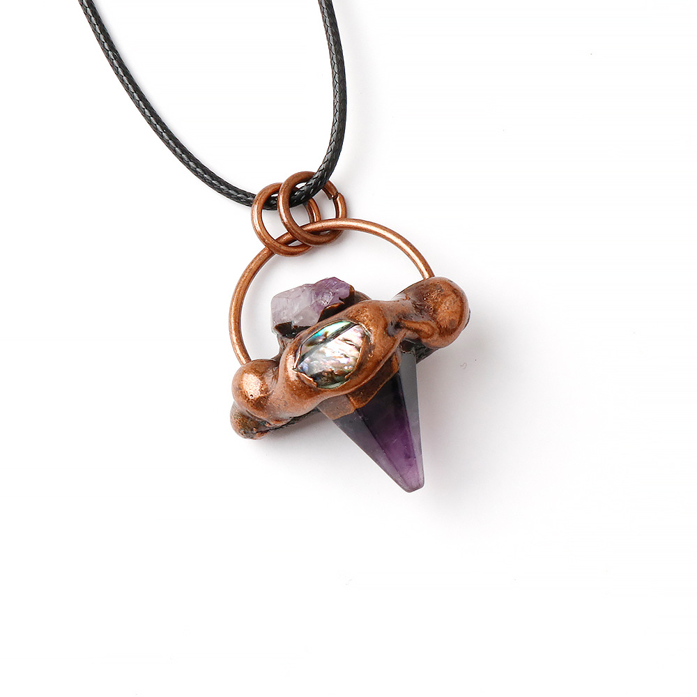 Amethyst (comes with leather rope)