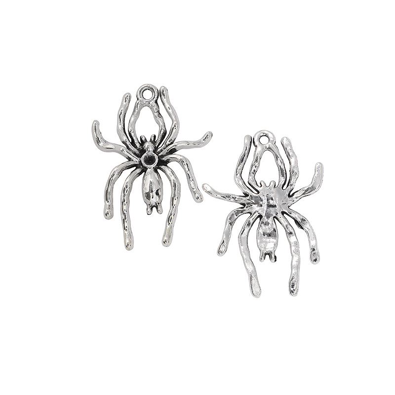 antique silver spider 21×29.5mm2.3g