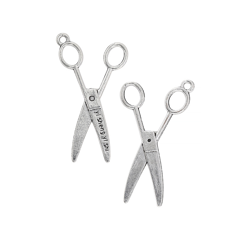 antique silver scissors 22×39mm1.8g