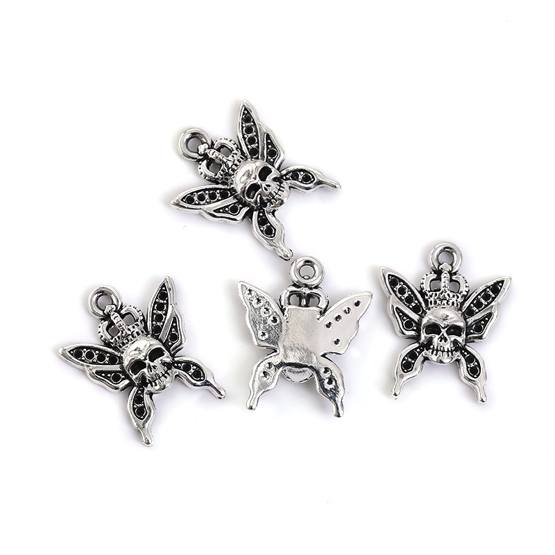 Skull butterfly 20x17mm1.7g