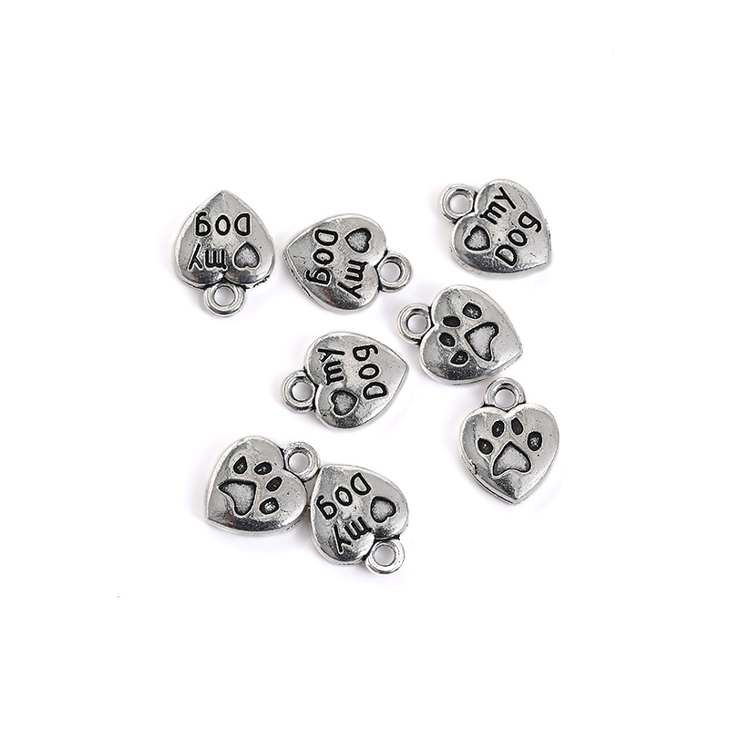 Dog paw love 13x10mm1.3g