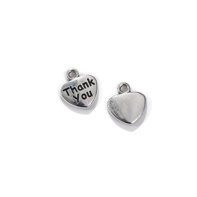 Thank you word plate 12x11mm0.9g