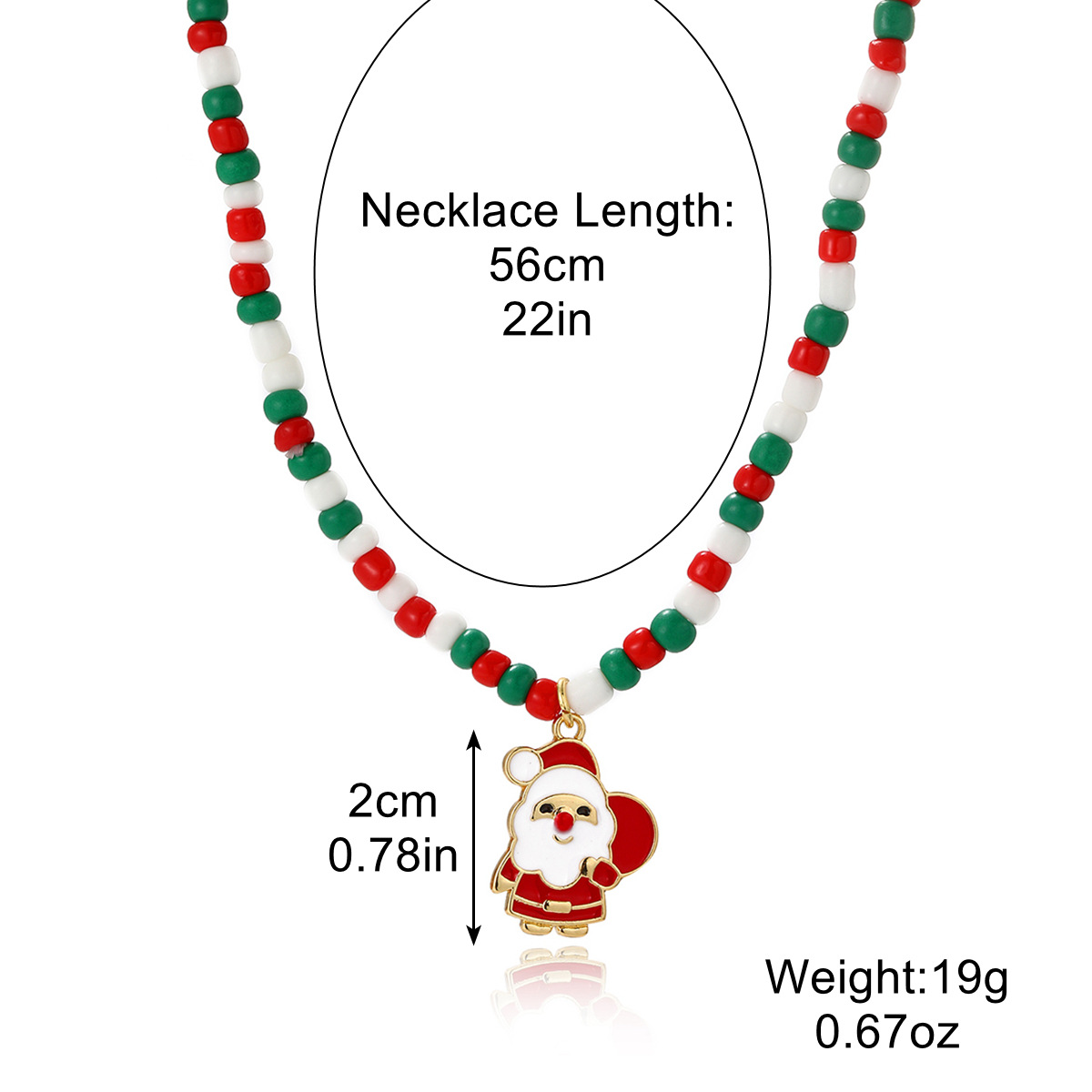 N2210-11 elastic rope rice beads necklace (can be a bracelet)