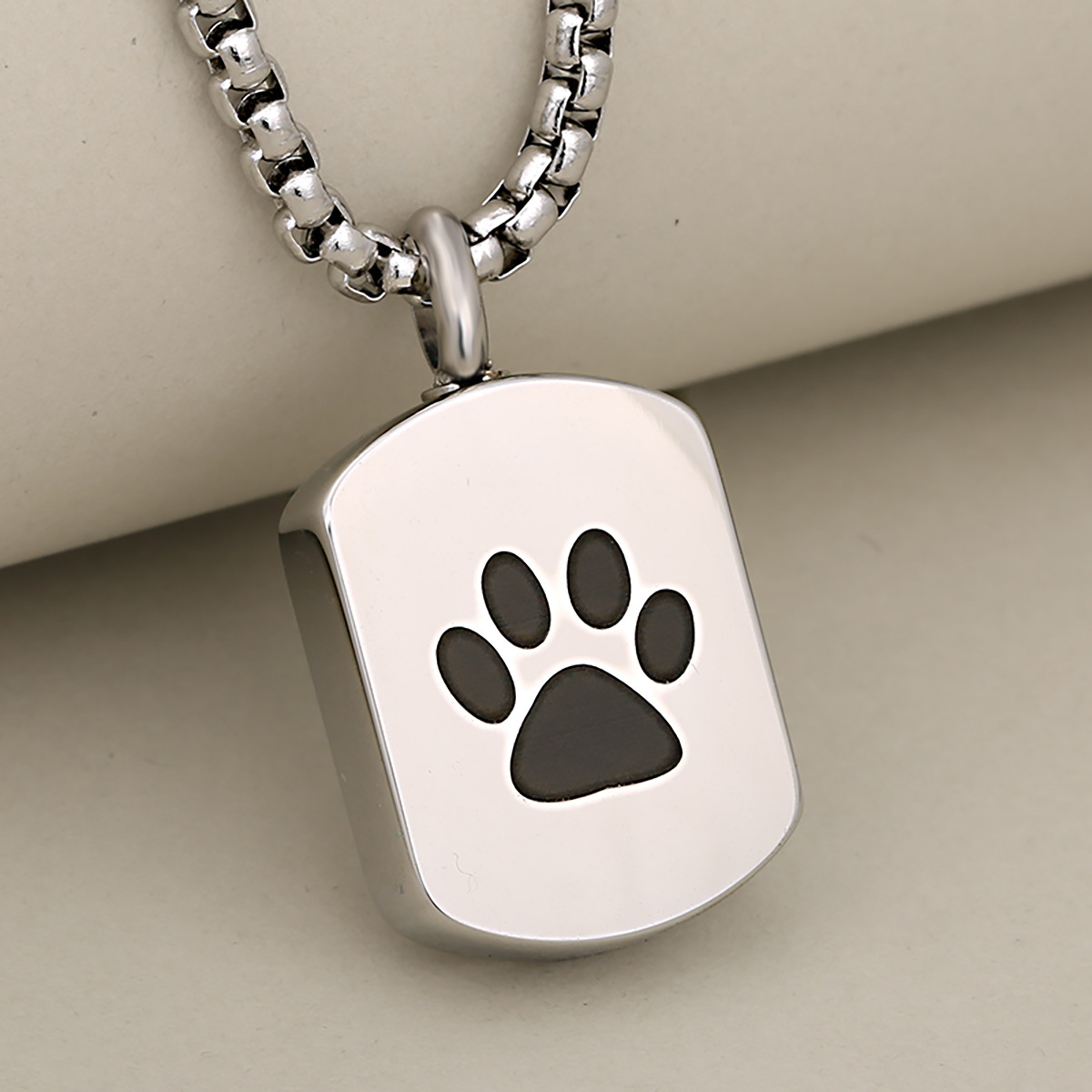 Steel color   paw print