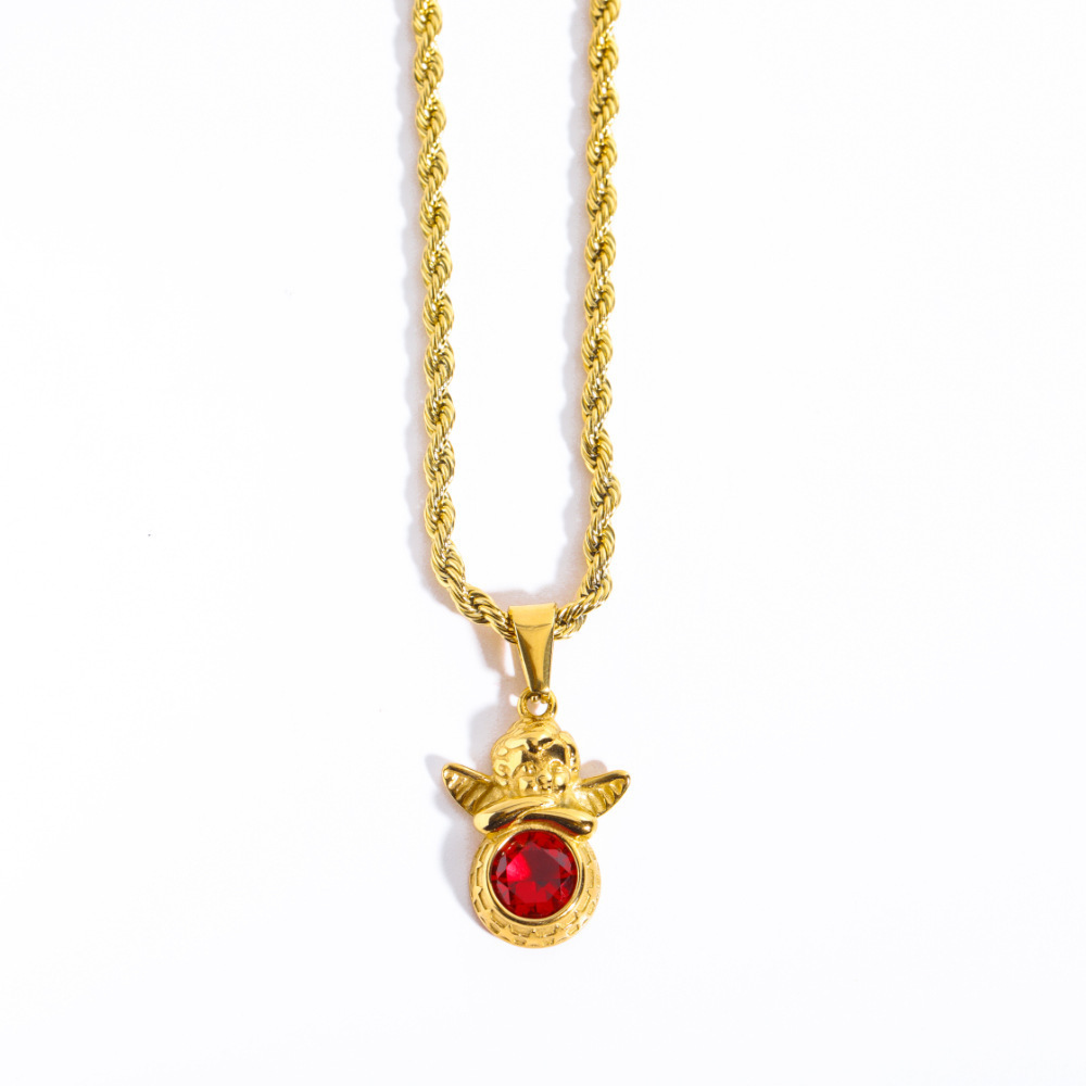 July-red [pendant twist chain]]