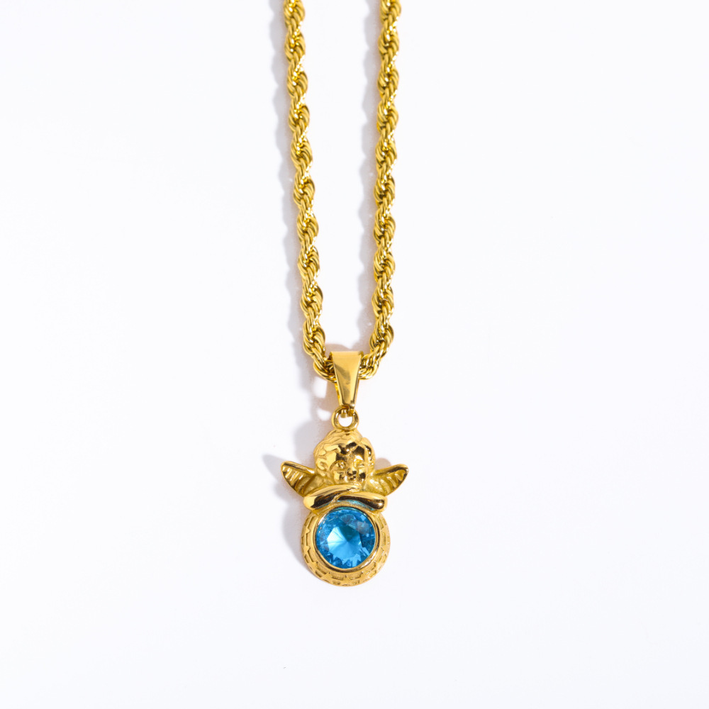 December-Blue [Pendant Twist Chain]]