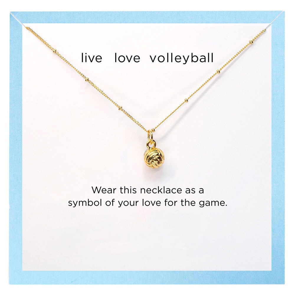 Volleyball necklace