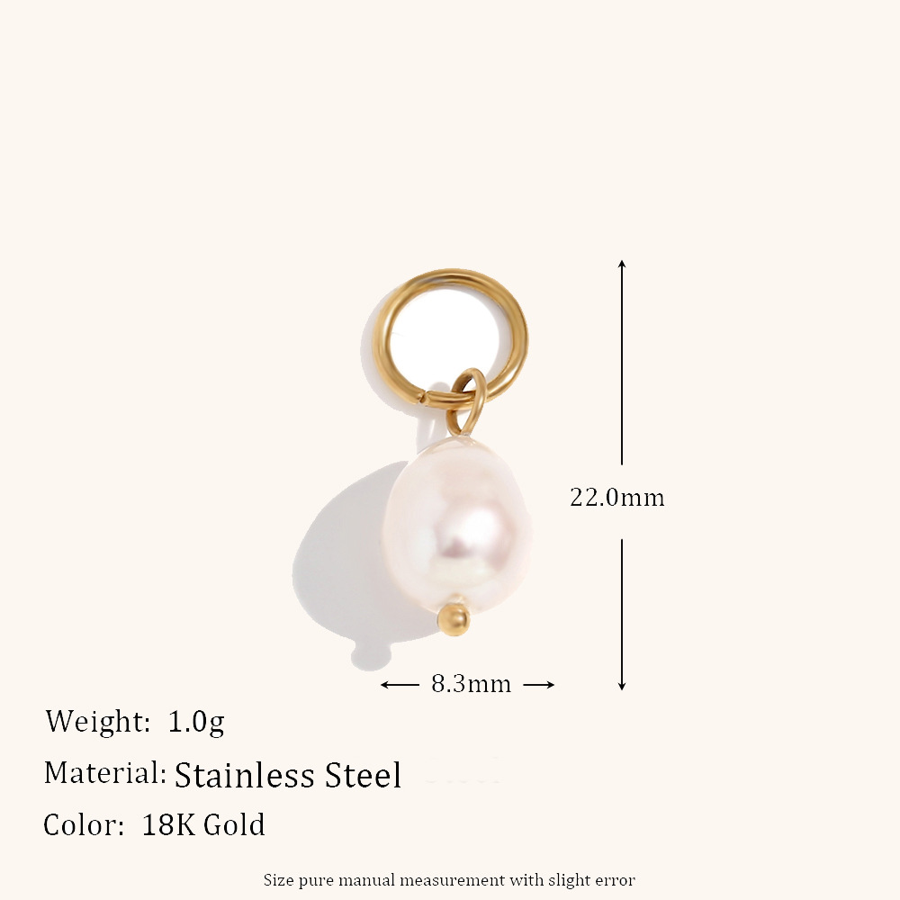 8mm pearl pendant