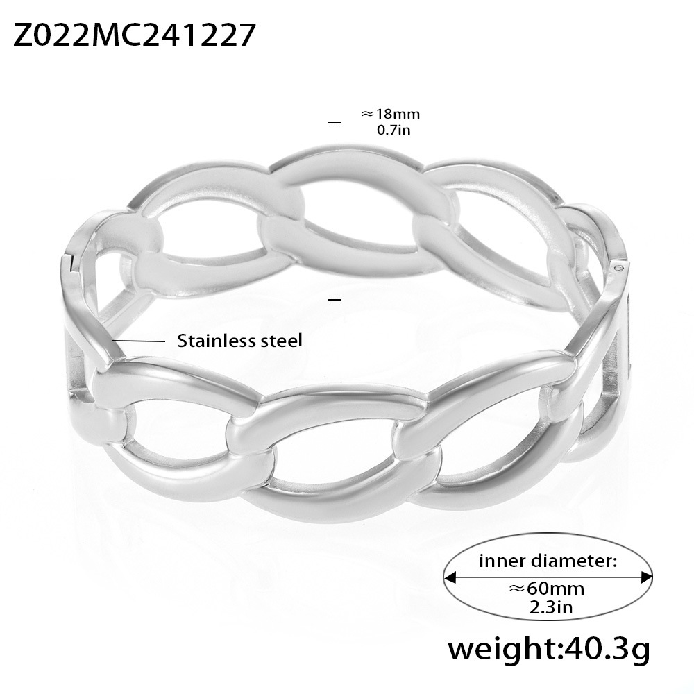 Z022-钢色手镯