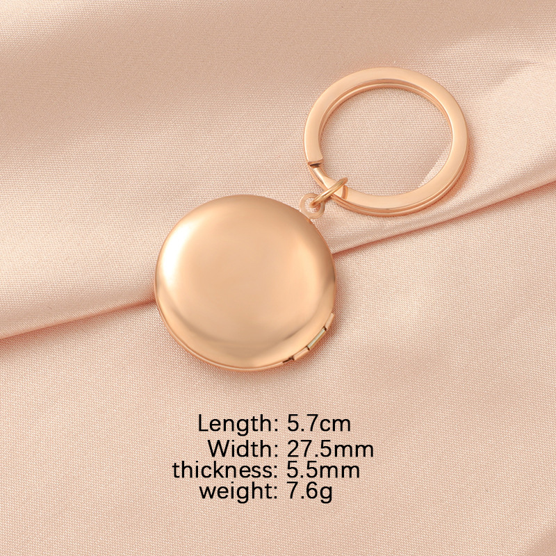 Round glossy rose gold (mp252)