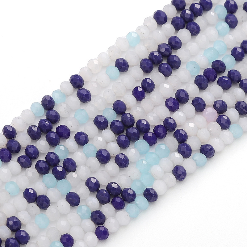 Aqua blue sunny 3mm 36cm/strip about 120 pieces