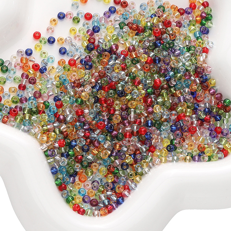 Randomly mixed colors 3mm 10g/pack about 300 pieces