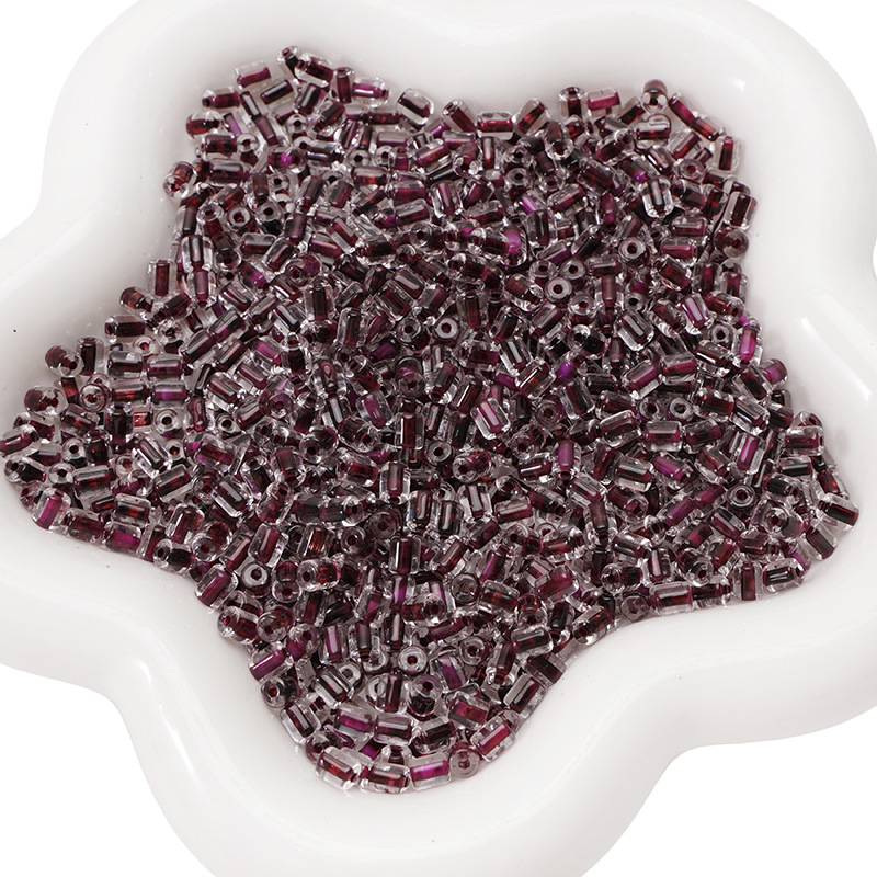 Burgundy purple 4x5mm 10g/pack about 80 pieces