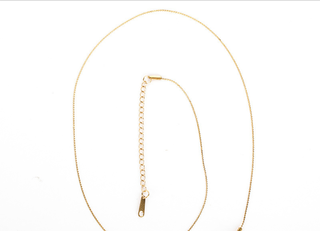 Flat S-chain gold 10 45cm