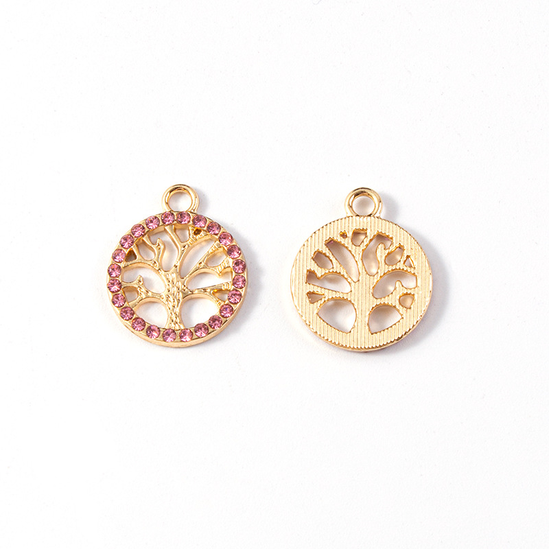 2# pink diamond life tree KC gold