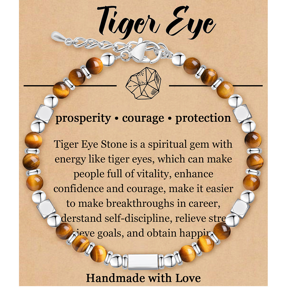 Long Square-Yellow Tiger Eye