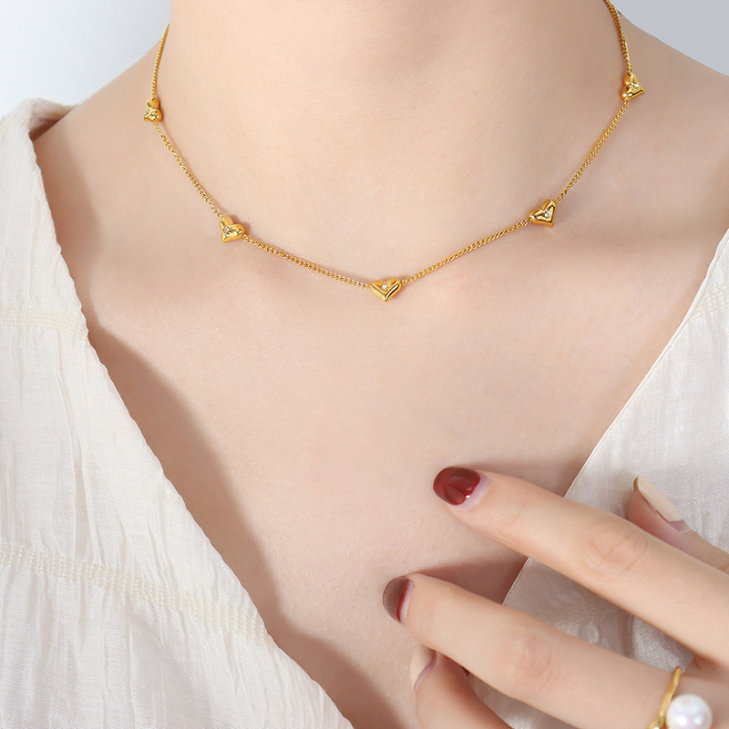 P1446-gold necklace -36 5cm