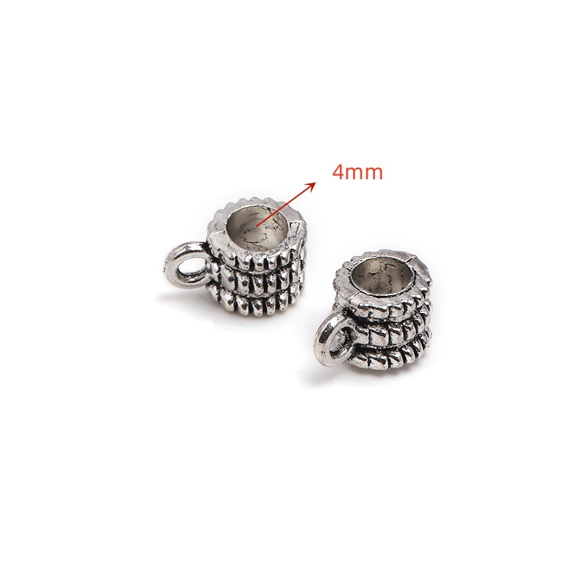 Hole beads 9 (10x6mm)