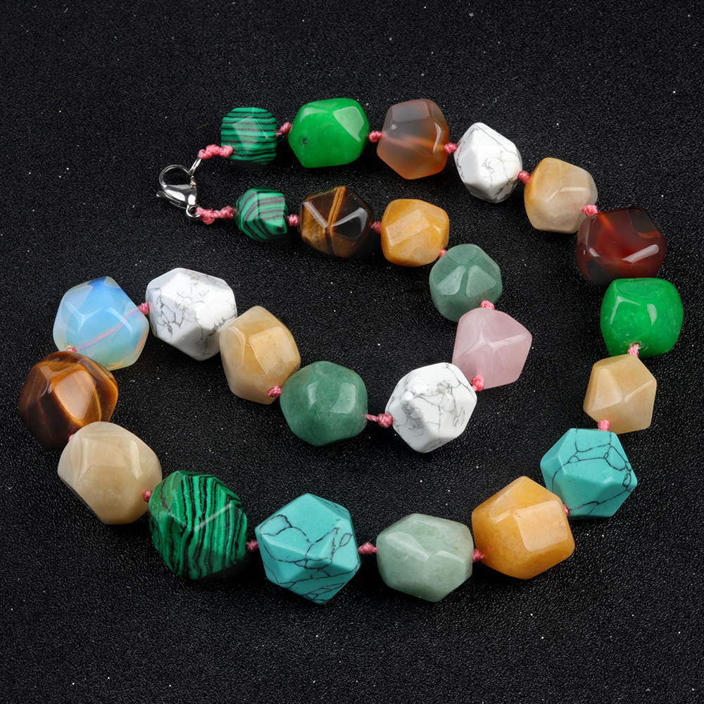 Seven colored stones