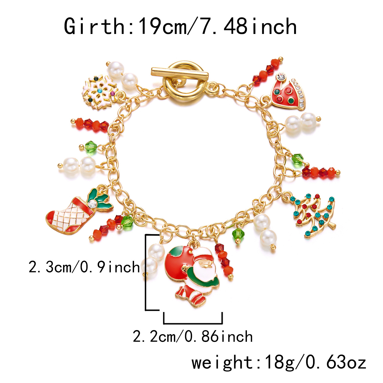 Christmas ot buckle bracelet style 1