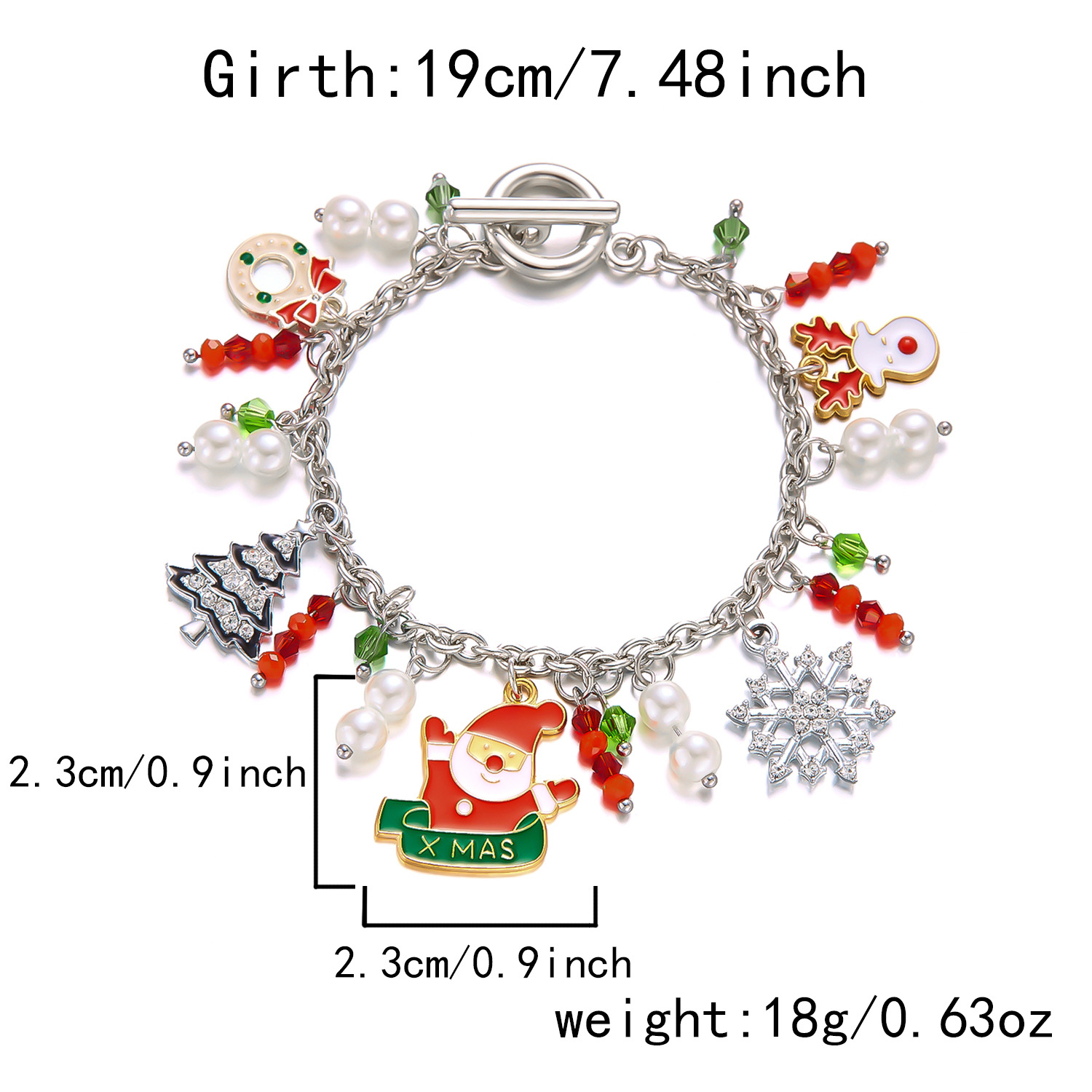 Christmas ot buckle bracelet style 3