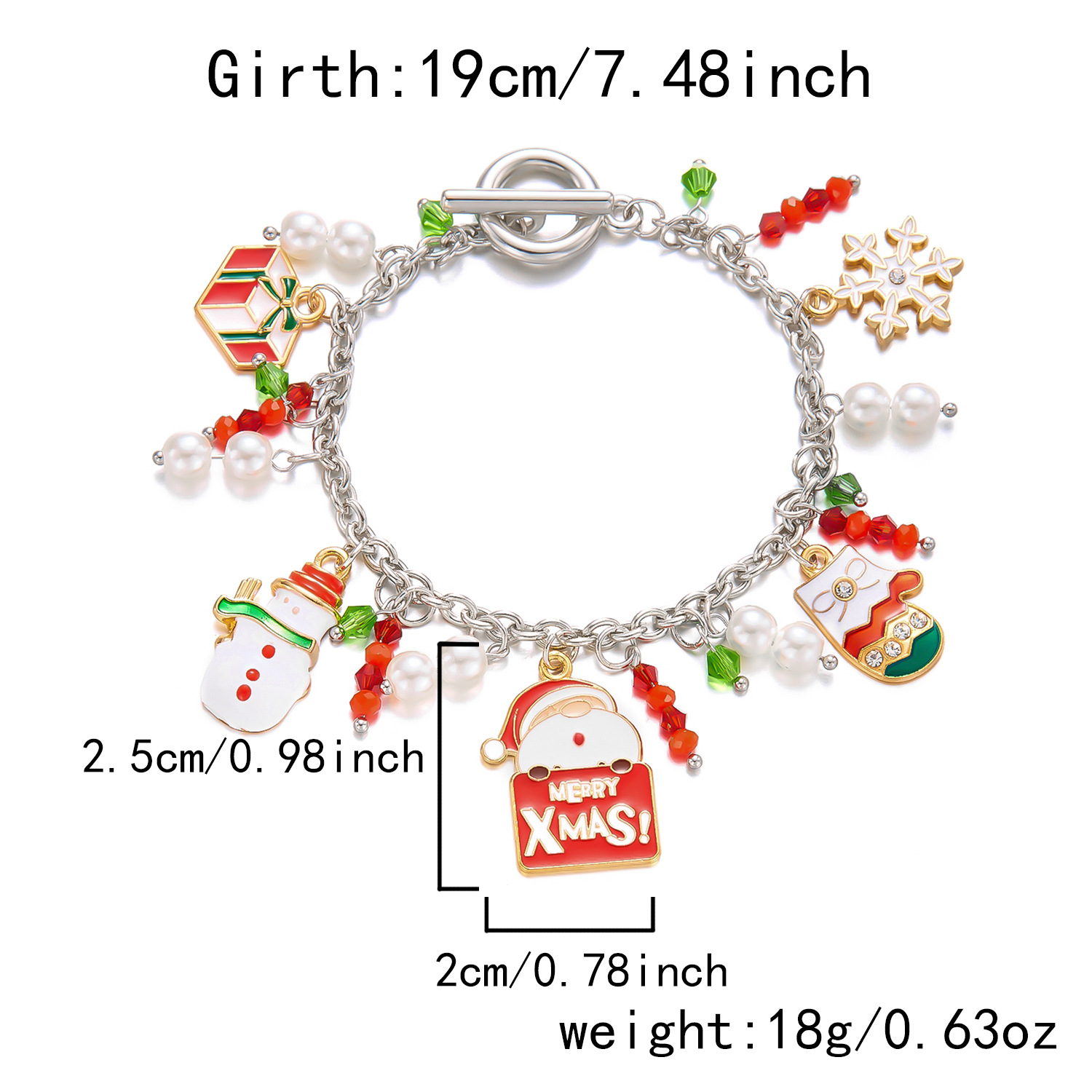 Christmas ot buckle bracelet style 4